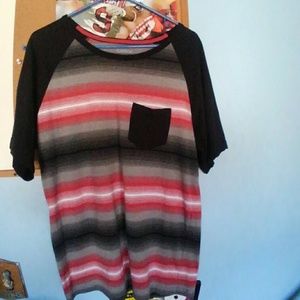 Carbon ladies tee with pocket